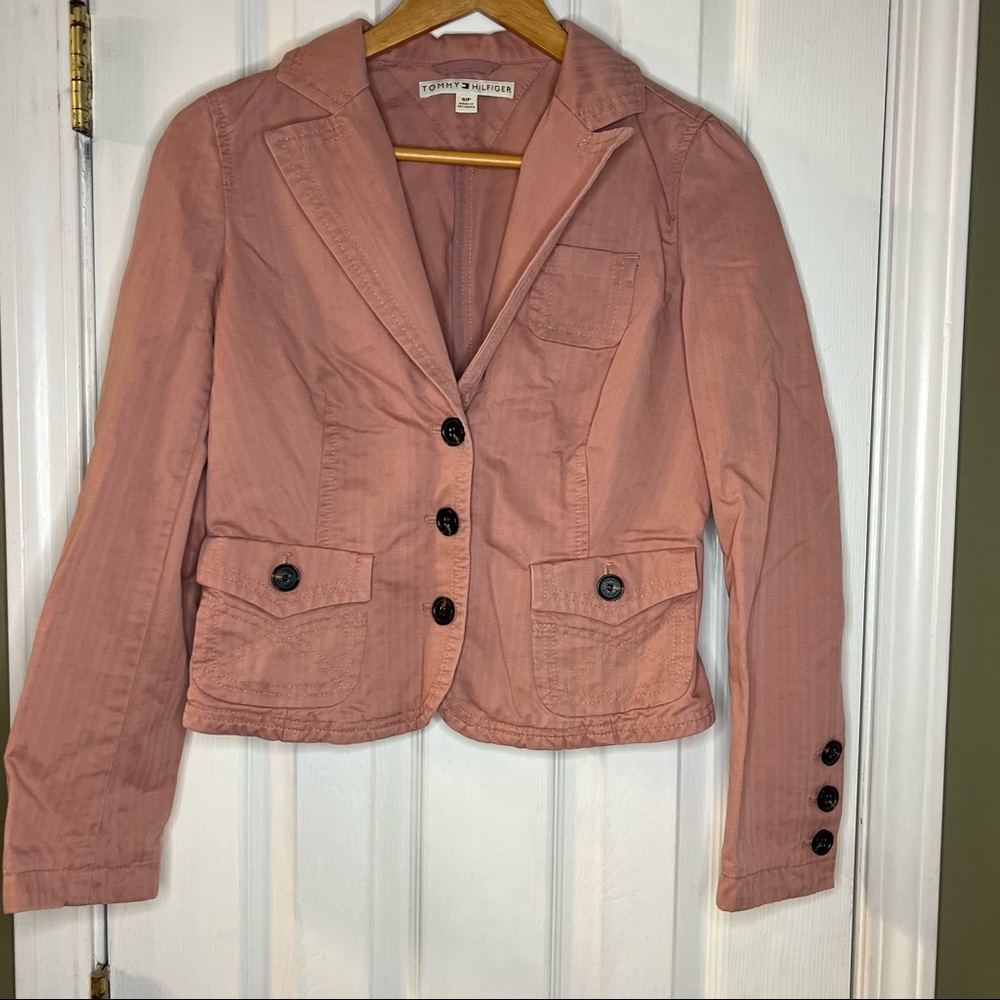 Women’s Tommy Hilfiger Pink Jacket Size Small